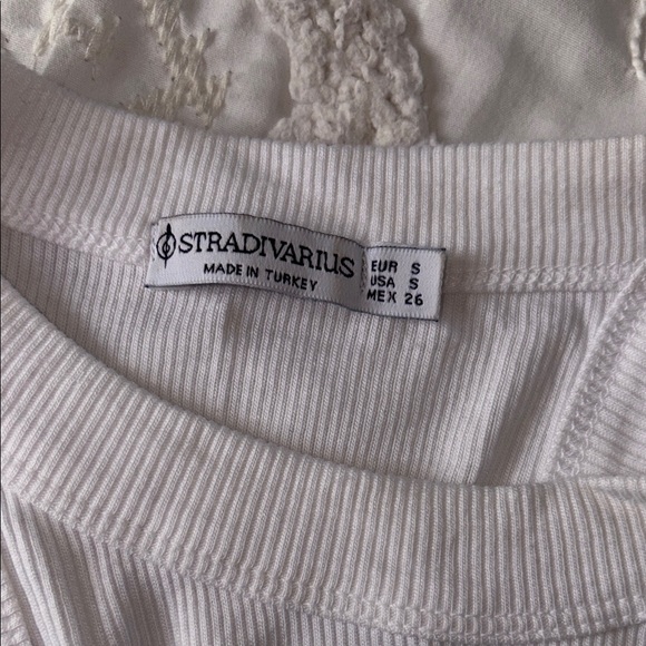 White Ribbed Tank Top - Picture 5 of 5